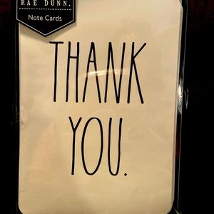 Rae Dunn Large Thank you 😊 cards